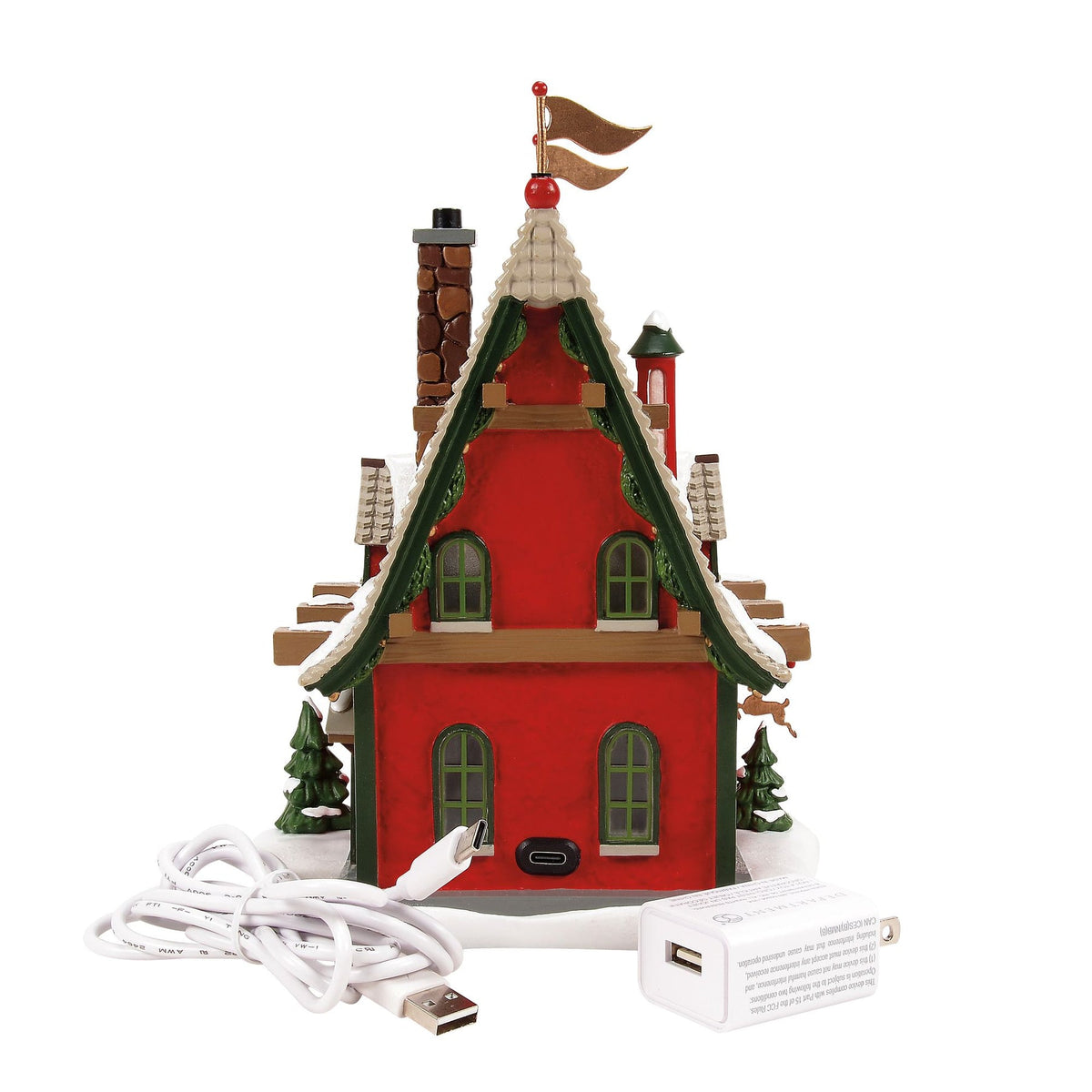 50th Reindeer Acres Stable | Department 56 Trusted