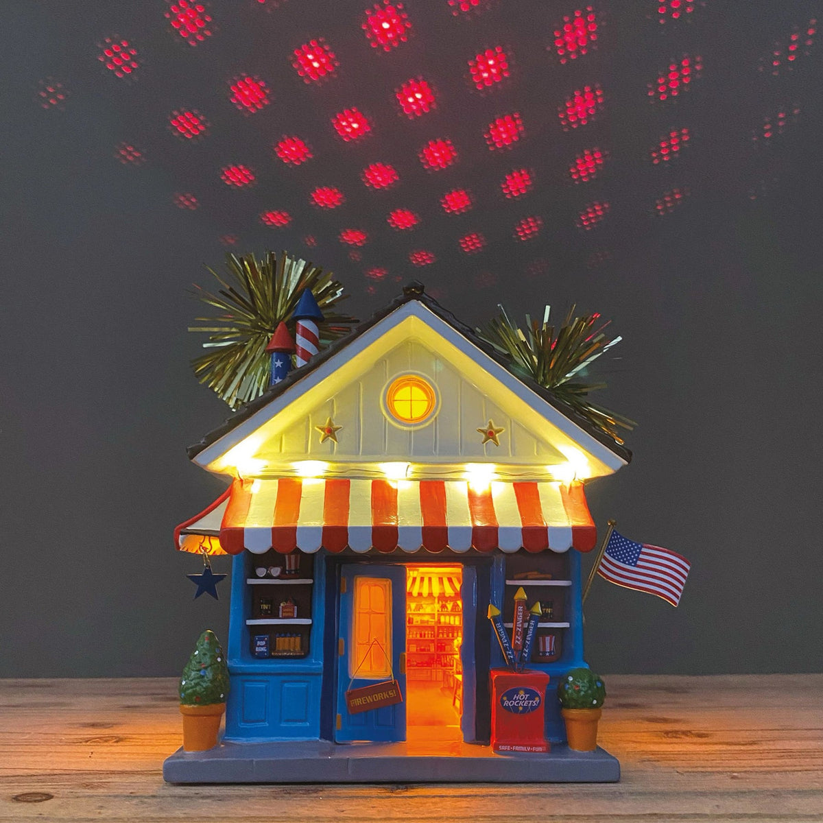 Stargazer Light, RED | Department 56 Classic