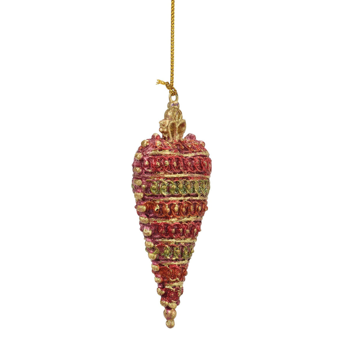 Crown Top Heart Orn Red | Department 56 Best Price
