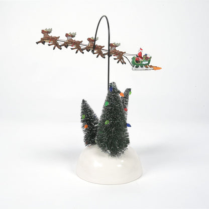 Animated Flaming Sleigh | Department 56 Latest