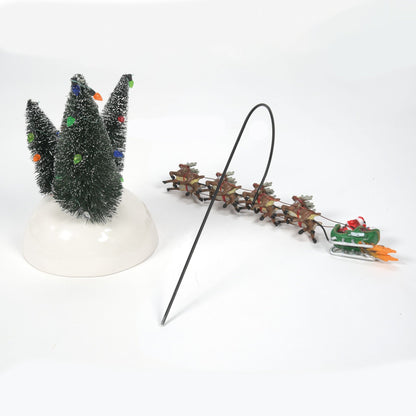 Animated Flaming Sleigh | Department 56 Latest