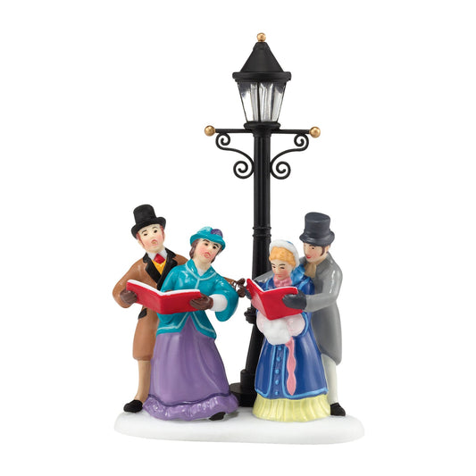 Caroling By Lamplight | Department 56 Discount