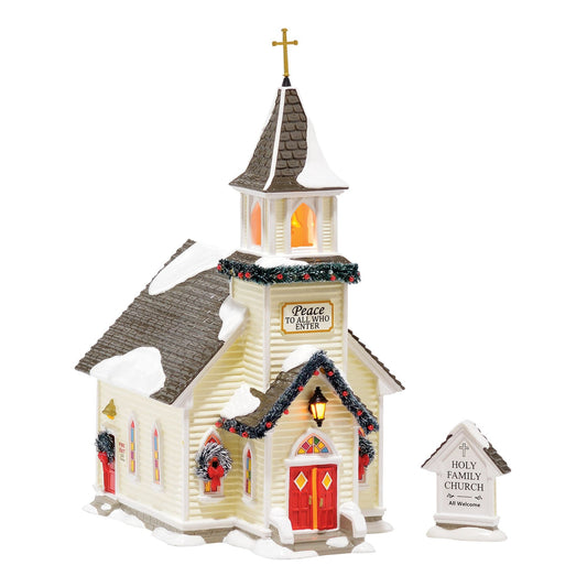 Holy Family Church, set of 2 | Department 56 Recommended
