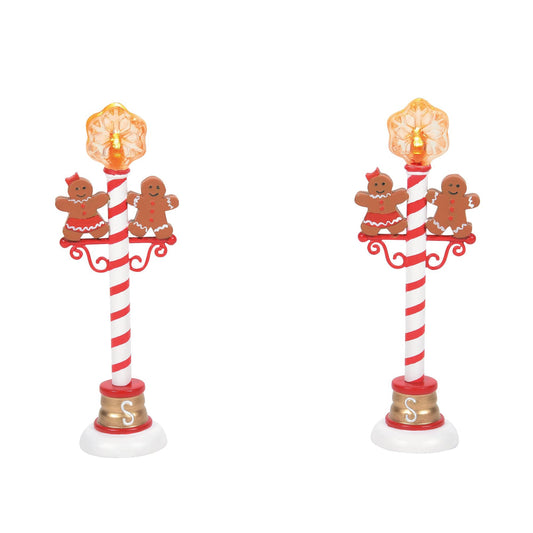 Gingerbread Street Lights | Department 56 Premium