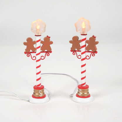 Gingerbread Street Lights | Department 56 Premium