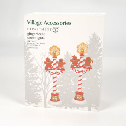 Gingerbread Street Lights | Department 56 Premium