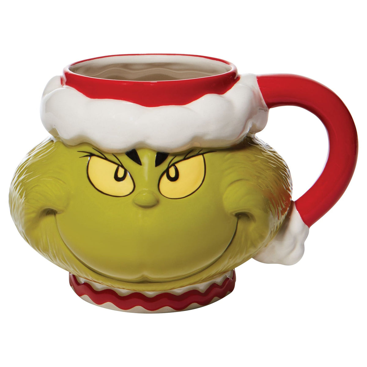 Santa Grinch Sculpted Mug | Department 56 Everyday