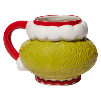 Santa Grinch Sculpted Mug | Department 56 Everyday