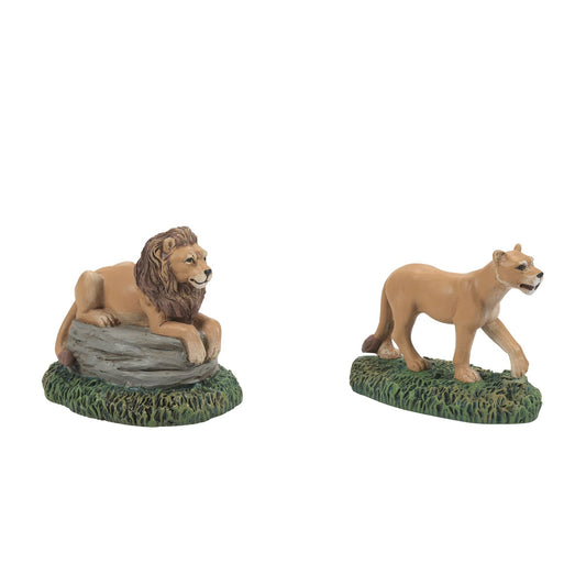 Zoological Gardens Lions st2 | Department 56 Discount