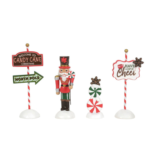Peppermint Panache S/4 | Department 56 Special Offer