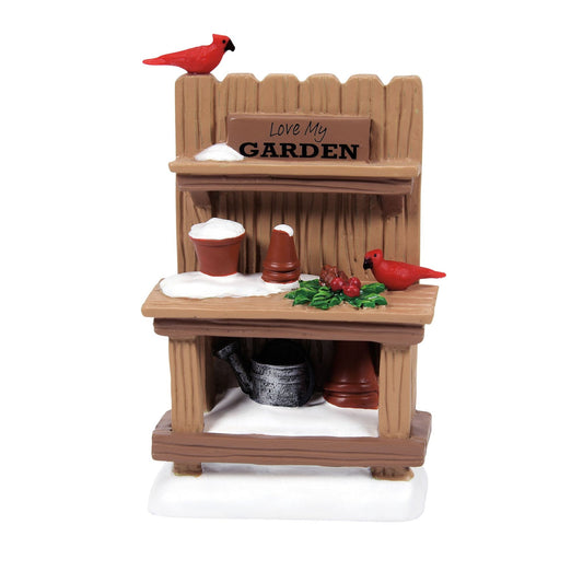 Potter's Bench with Birdies | Department 56 Discount