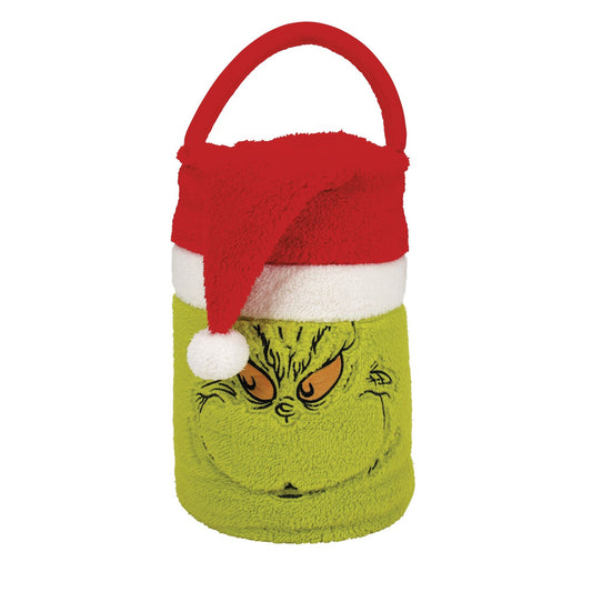 Santa Grinch SnowThrow | Department 56 Premium