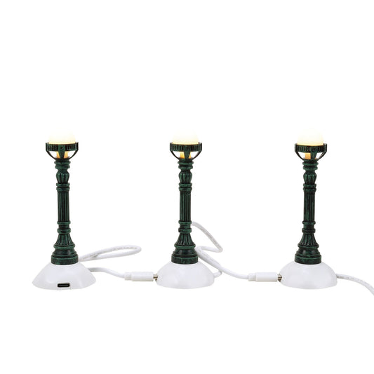 Copper Lamp Post S/3 | Department 56 Discount