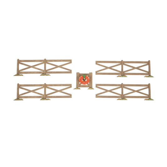 Brown Crossbuck Fence Set | Department 56 Premium