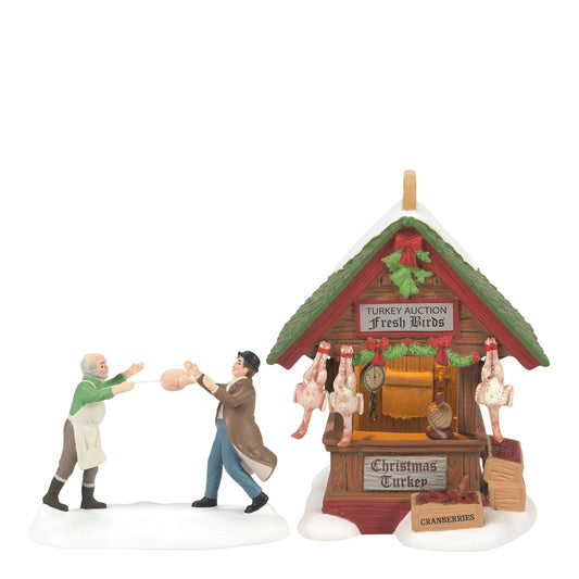 Dressed Turkey Auction S/2 | Department 56 Sale