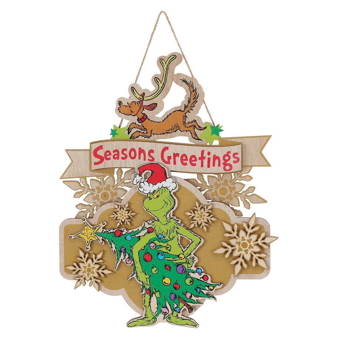 Grinch and Max Wall Decor | Department 56 Premium