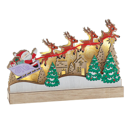 Lit Rudolph Sleigh Decor | Department 56 Value