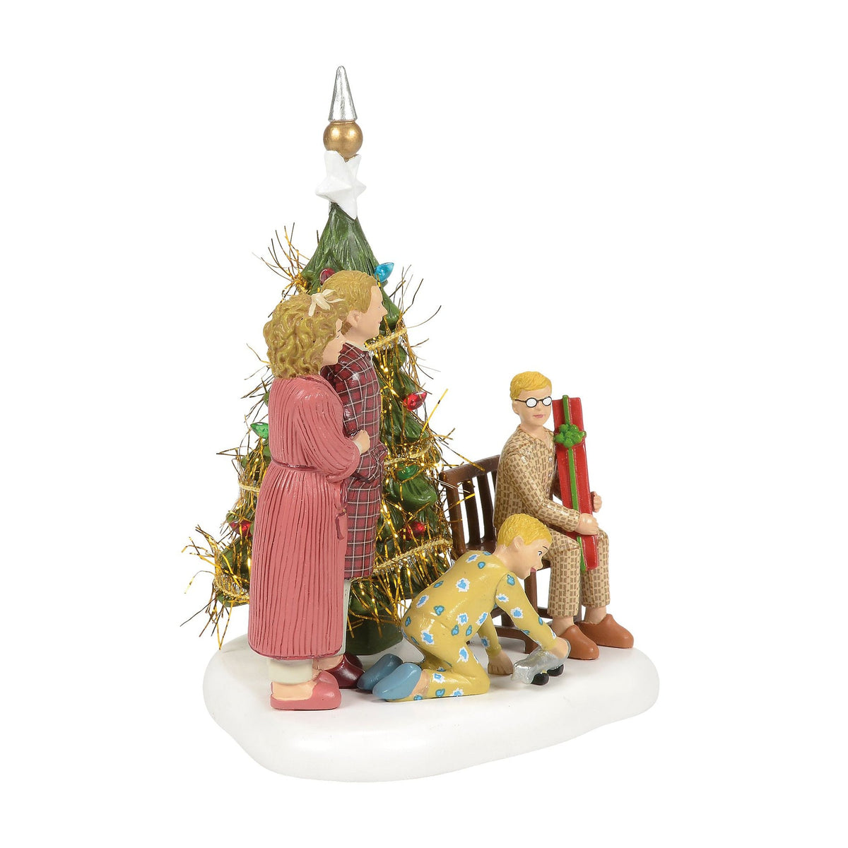 The Family Opens Their Gifts | Department 56 Top Pick