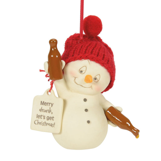 Merry Drunk Christmas ornament | Department 56 Special Offer
