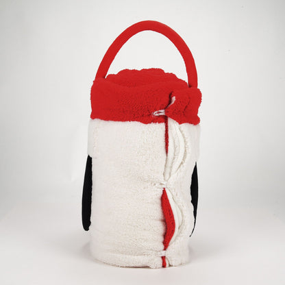 Santa Snoopy SnowThrow | Department 56 Popular