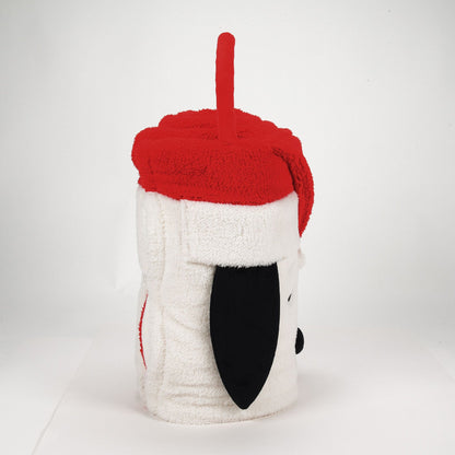 Santa Snoopy SnowThrow | Department 56 Popular