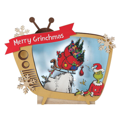 Grinch TV Table Decor | Department 56 Deals