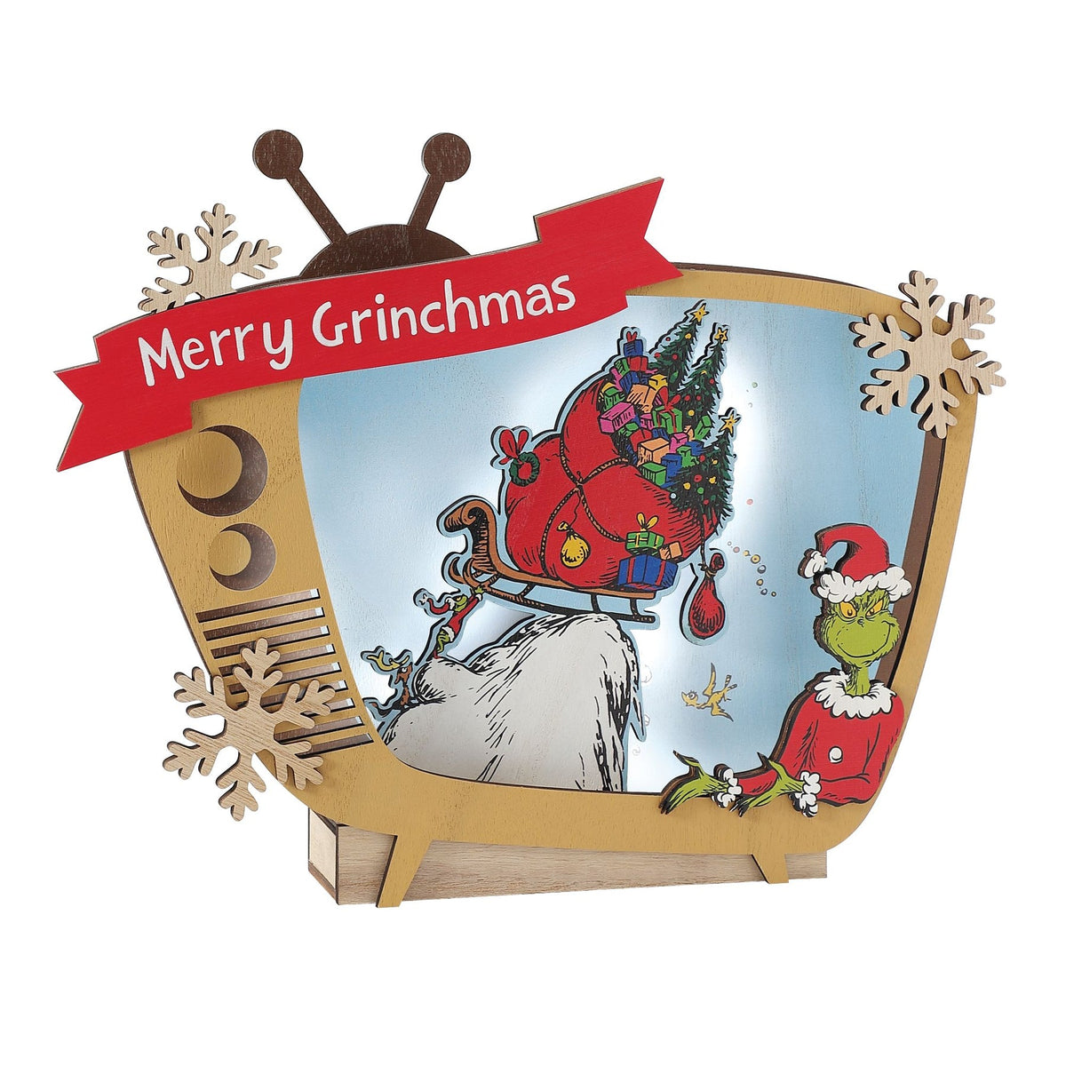Grinch TV Table Decor | Department 56 Deals