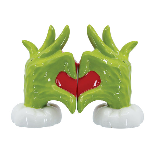 Grinch Heart Hands S&P Set | Department 56 Exclusive