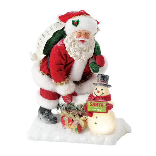 Santa Stops Here | Department 56 New