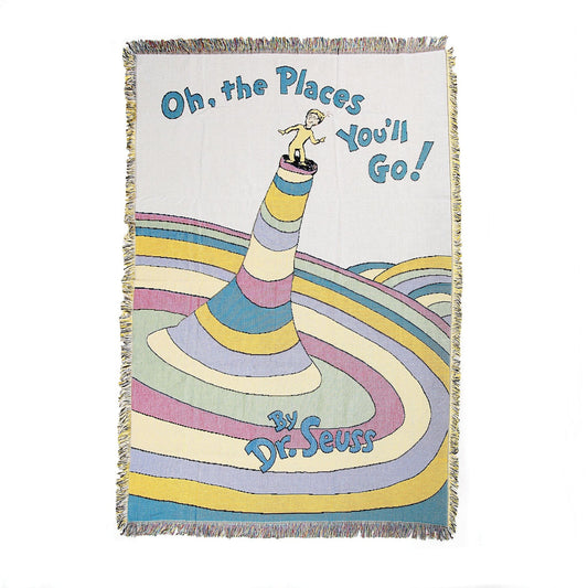 Oh The Places Book Blanket | Department 56 Essential
