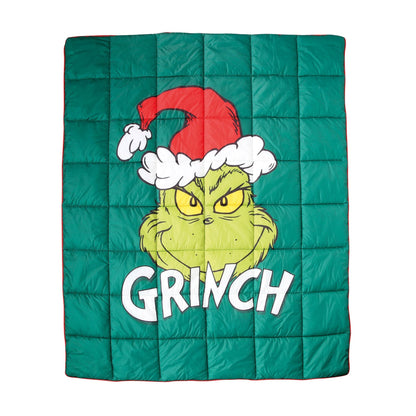 Grinch Puffer Blanket | Department 56 Trending