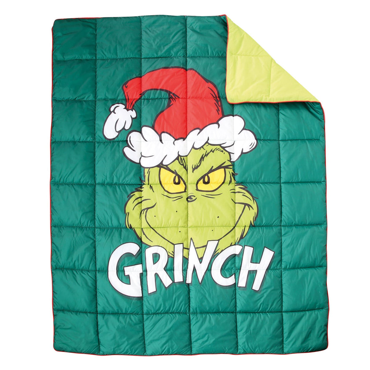 Grinch Puffer Blanket | Department 56 Trending