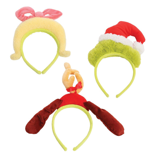 Grinch Max CLW Headbands, st/3 | Department 56 Trending