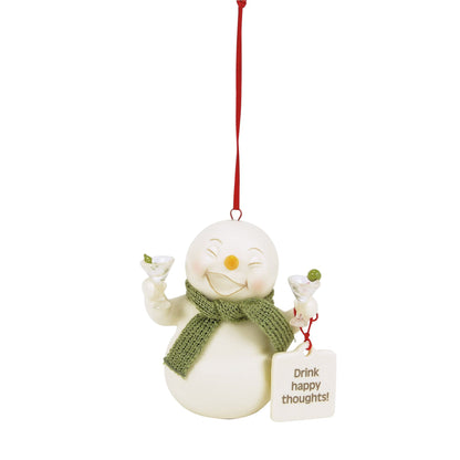Drink Happy Thoughts ornament | Department 56 Latest