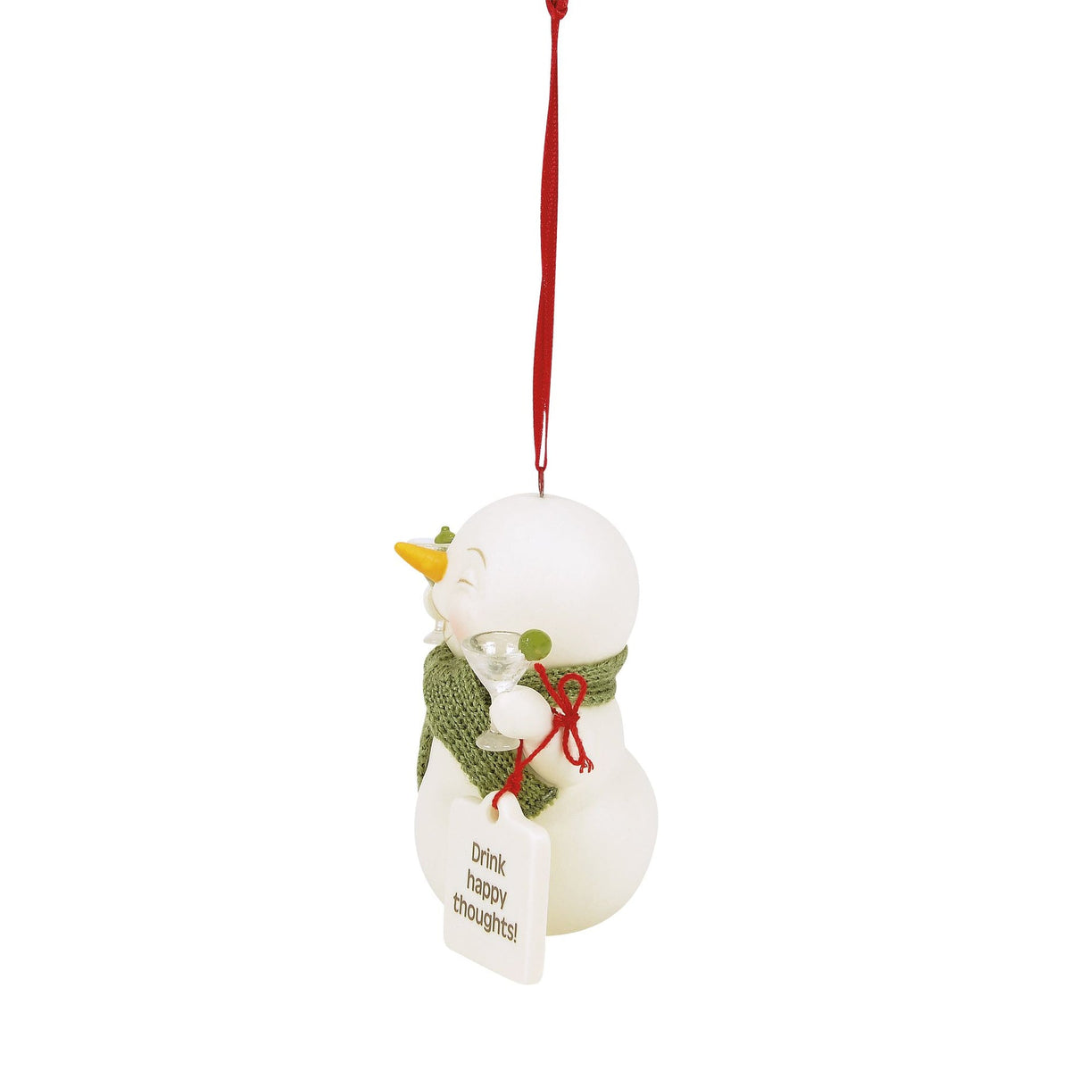 Drink Happy Thoughts ornament | Department 56 Latest