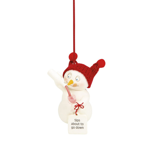 Sips About to Go Down ornament | Department 56 Value