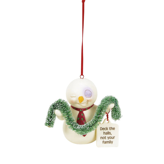 Deck Halls Not Family ornament | Department 56 Everyday