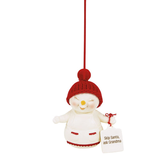 Skip Santa, Ask Grandma orn | Department 56 New