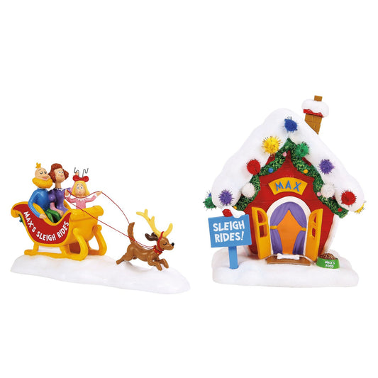 Max's Sleigh Rides S/2 | Department 56 Trending