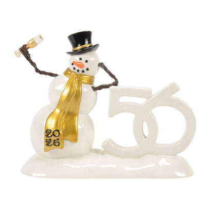 50th Lucky The Snowman 2026 | Department 56 Top Pick
