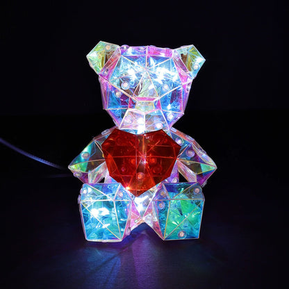 Prism Bear with Heart | Department 56 Discount