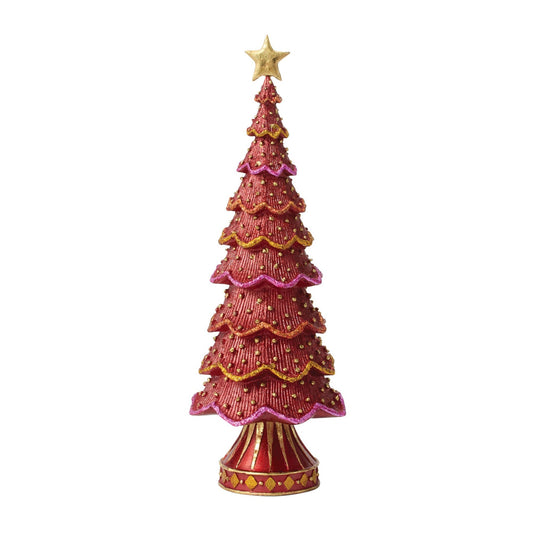 Star on Top Conetree Cherry | Department 56 Trusted