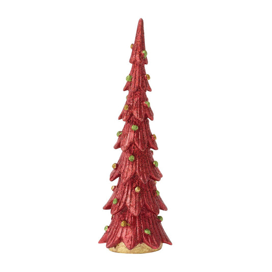 Tannebaum Slim Cone Balls Red | Department 56 Top Pick
