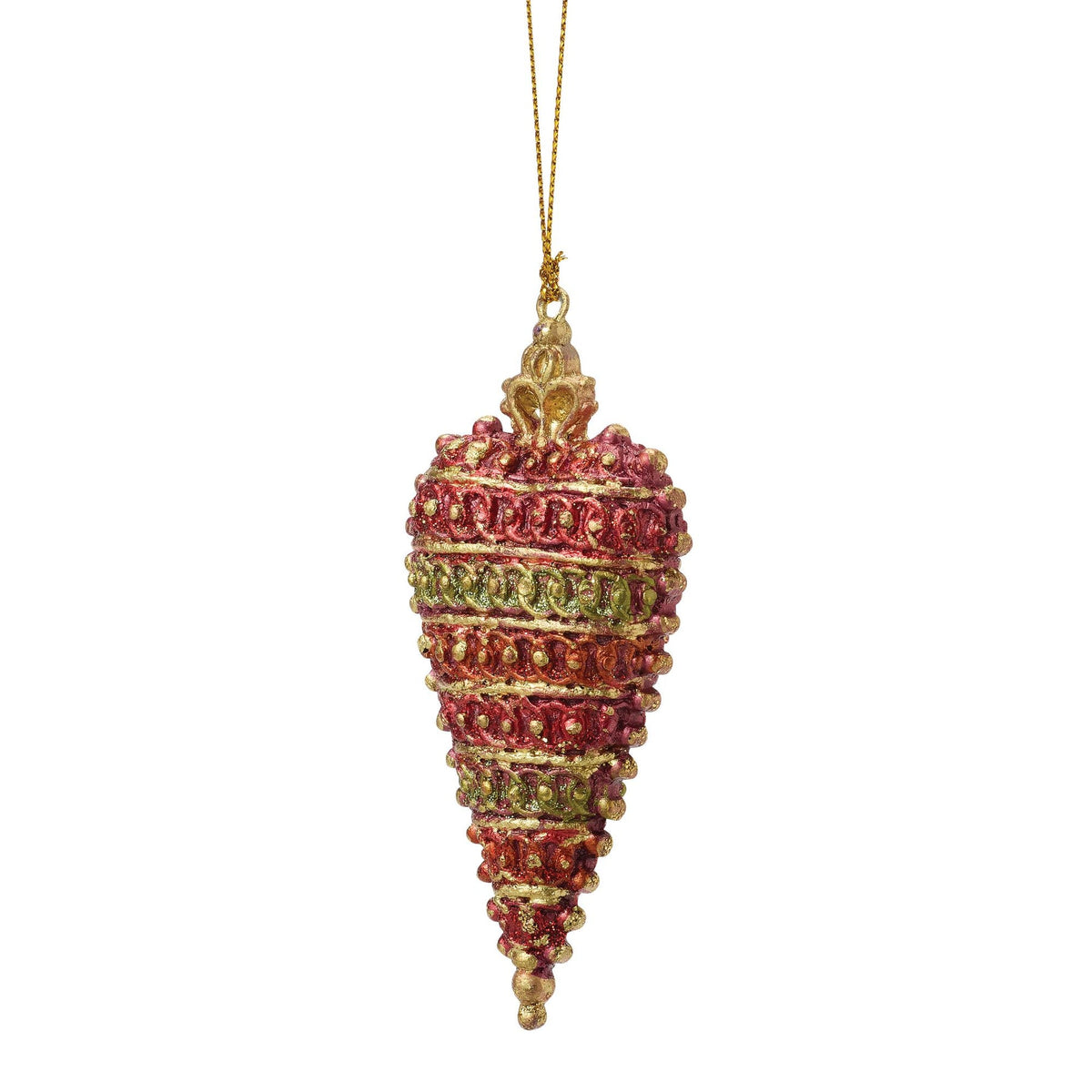 Crown Top Heart Orn Red | Department 56 Best Price