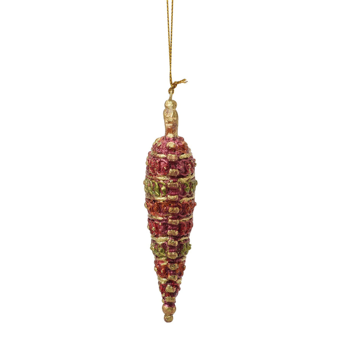 Crown Top Heart Orn Red | Department 56 Best Price