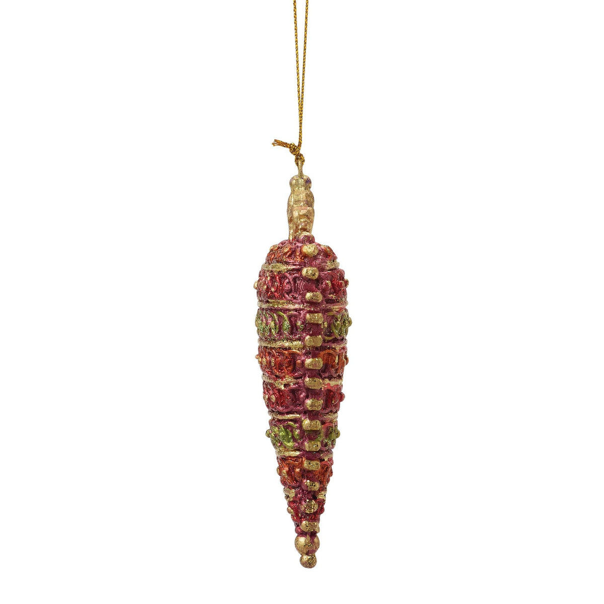 Crown Top Heart Orn Red | Department 56 Best Price
