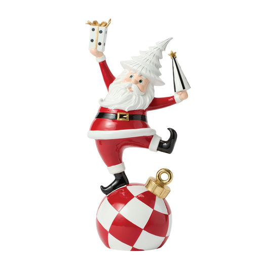 Santa with Tree and Giftbox | Department 56 Trending
