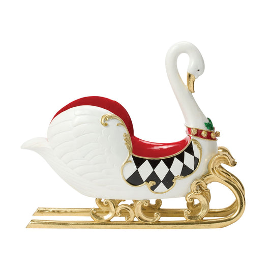 Swan Sleigh | Department 56 Trending