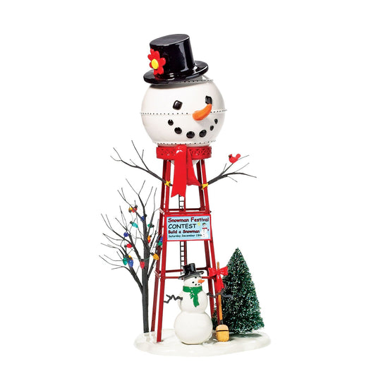Snowman Watertower | Department 56 Smart Buy