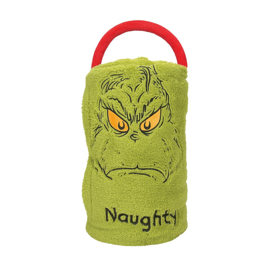 Naughty Nice Grinch SnowThrow | Department 56 New